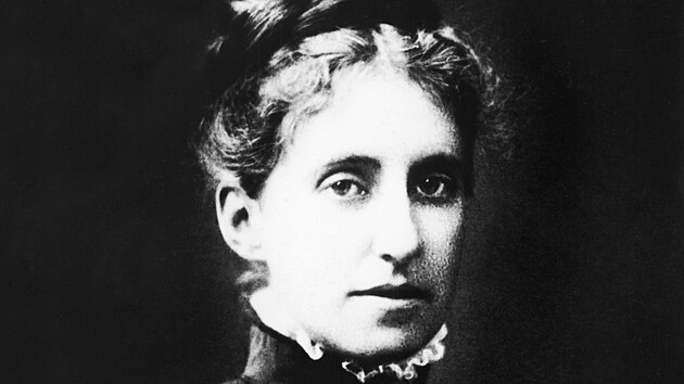 Charlotte Garrigue na sn�mku z roku 1877, po zasnouben� s Tom�em Masarykem.