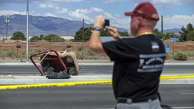 Náraz horkovzdušného balonu do elektrického vedení ve městě Albuquerque v americkém státě Nové Mexiko si vyžádal životy pěti lidí. (27. června 2021)