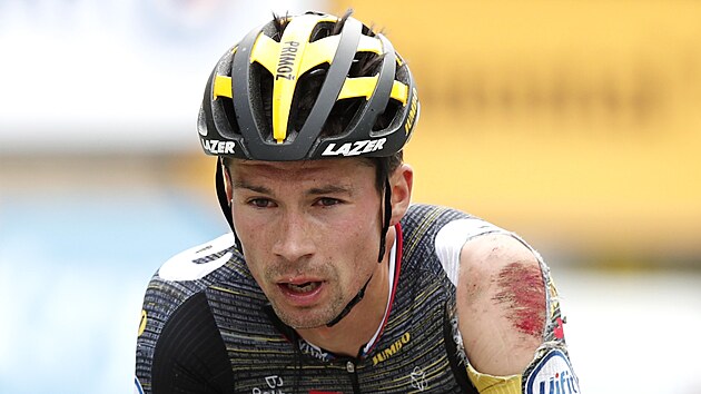 Seden Primo Rogli dojd do cle tet etapy Tour de France.