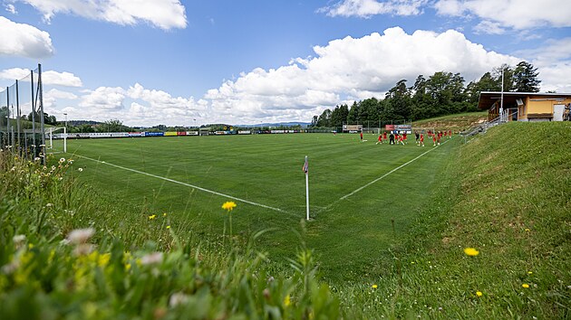 Fotbalist� Slavie se p�ipravuj� na sezonu v rakousk�m Aigenu.