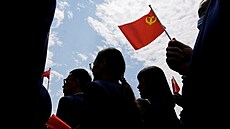 Peking. ínská komunistická strana slaví sto let od zaloení. (22. ervna 2021)
