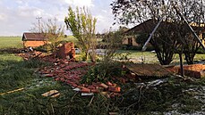 Velké kody napáchala boue také ve Stebn na Lounsku. Podle meteorolog není...