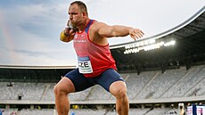 Koula� Tomá� Stan�k se chystá k pokusu na první lize mistrovství Evropy v Klu�i.