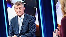 Premiér Andrej Babi� v Partii televizí Prima a CNN Prima News