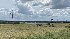 Vinou silné tvrtení bouky na Beclavsku a Hodonínsku popadaly sloupy...