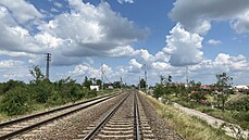 Bouře 24. června 2021 strhala i trakční vedení na železnici mezi Břeclaví a...