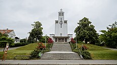 Opravené schody u kostela sv. Aneky v Roztylských  sadech. (23.06.2021)