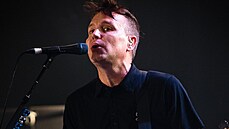 Mark Hoppus z Blink-182 na praském koncert (15. srpna 2014) 