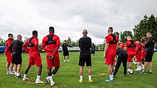 Fotbalisté Slavie se p�ipravují na sezonu v rakouském Aigenu.