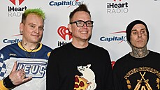 Kapela Blink-182: Matt Skiba, Mark Hoppus and Travis Barker (Englewood, 1....