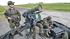 25. protiletadlový raketový pluk ze Strakonic cvi�í st�elby z nových raketových...