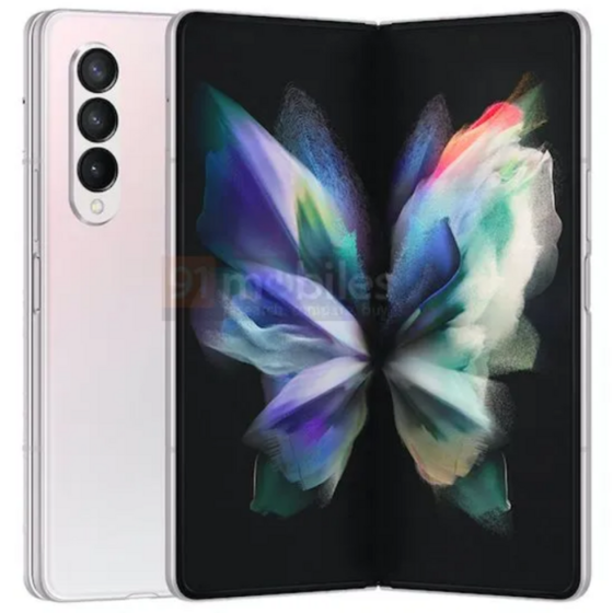 Uniklé rendery modelu Samsung Galaxy Z Fold 3