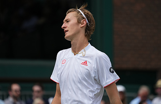 Američan Sebastian Korda v osmifinále Wimbledonu