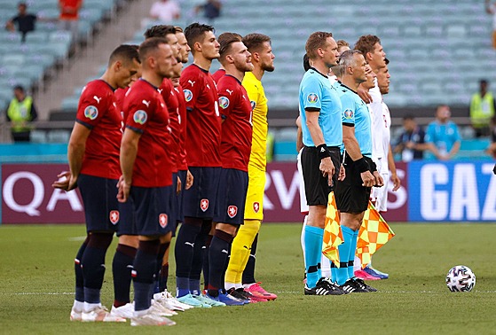 etí fotbalisté jsou nastoupení ped tvrtfinále ME proti Dánsku.