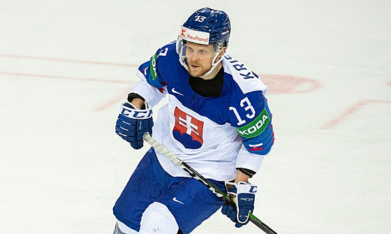 Slovenský reprezentant Michal Krištof na mistrovství světa 2021.