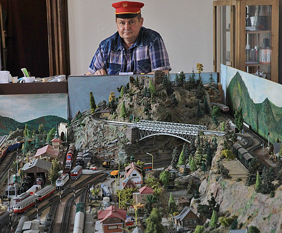 Modelová železnice je jedním z největších lákadel Vagonářského muzea ve...