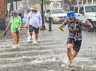 Tropická boue Elsa v Key West. (6. ervence 2021)