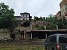 V Teplicch zaala demolice ruiny nedostavnho lzeskho komplexu v Mlnsk...
