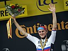 Matej Mohori po svém vítzství v sedmé etap Tour de France.