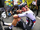Slzy tstí. Matej Mohori si pipsal své první vítzství na Tour de France.