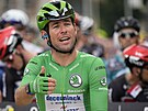 Mark Cavendish ped startem desáté etapy Tour de France.