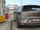 Plnní vodíkového elektromobilu Hyundai Nexo