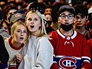 Fanouci Montreal Canadiens v pátém finále NHL.