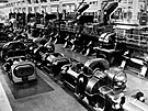 Pásová výroba v automobilce Ford
