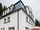 Hotel Orl�k ve St�mensk�m podhrad� u vstupu do Teplick�ch skal (25. 6. 2021)