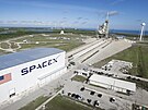 Integraní hangár HIF spolenosti SpaceX u rampy LC-39A