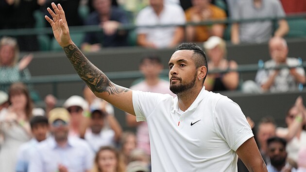 Australan Nick Kyrgios se lou s publikem pot, co odstoupil z utkn tetho...