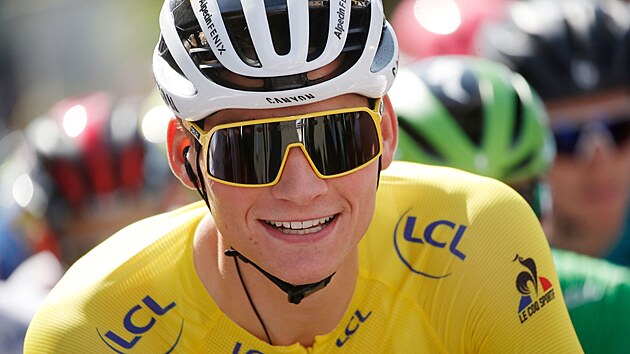 Mathieu van der Poel byl ped startem sedm etapy Tour de France v dobr nlad.