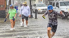 Tropická boue Elsa v Key West. (6. ervence 2021)