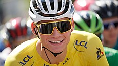 Mathieu van der Poel byl před startem sedmé etapy Tour de France v dobré náladě.