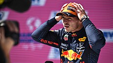 Max Verstappen z Red Bullu hodnotí kvalifikaci na Velkou cenu Rakouska.