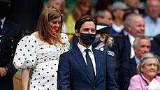 Edoardo Mapelli Mozzi a princezna Beatrice na Wimbledonu (Londýn, 8. ervence...