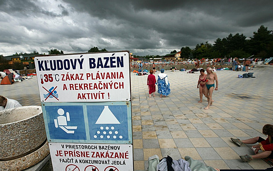 Slovenské termální koupalit Podhájska. (2. ervna 2010)