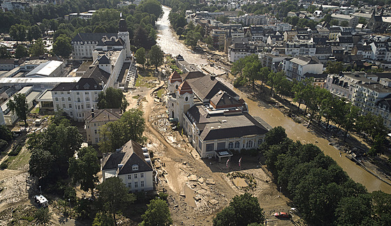 Následky záplav v nmeckém mst Bad Neuenahr (18. ervence 2021)