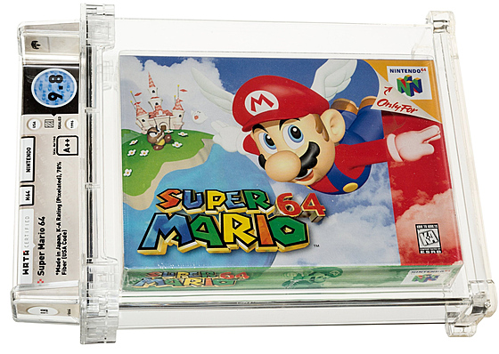 Super Mario 64 - aukce na Heritage Auctions