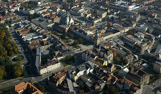 Prostjovská radnice plánuje pesunout populární mstské lázn z centra (na snímku) na okraj msta.