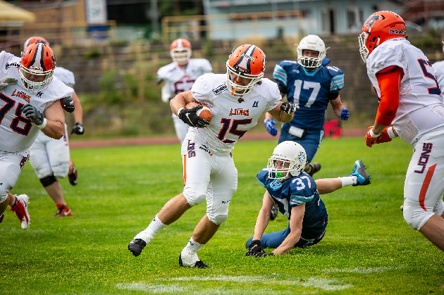 Zápas rival s jasným prbhem. Prague Lions deklasovali Ostravu Steelers