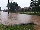 Belgii zasáhly záplavy. Snímek pochází z msta Beauvechain. (15. ervence 2021)