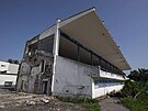 Rekonstrukce Letnho stadionu v Pardubicch (13. 7. 2021)