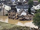Msto Altenburg zasaené povodnmi (15. ervence 2021)