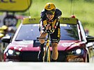 Wout Van Aert bhem dvacáté etapy Tour de France.
