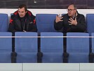 lenové vedení CSKA Moskva: zleva  Segej Fjodorov, Igor Jesmantovi a Boris...