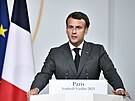 Francouzský prezident Emmanuel Macron (9. ervence 2021)