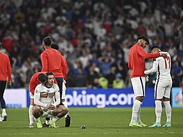 Anglické zklamání po poráce ve finále Eura s Itálií.