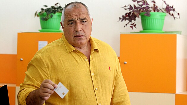 Svj hlas odevzdal tak bulharsk expremir Bojko Borisov. (11. ervence 2021)