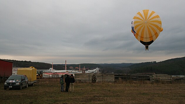 Vzducholo, na kter se uil ltat Steve Fossett. Rok 2010.